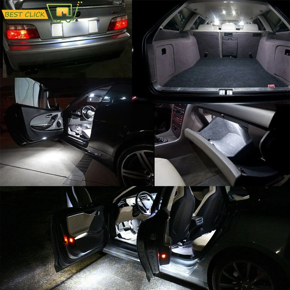 Автомобильные светодиодные лампы Xukey T10 без ошибок 501 168 194 W5W цвет белый |