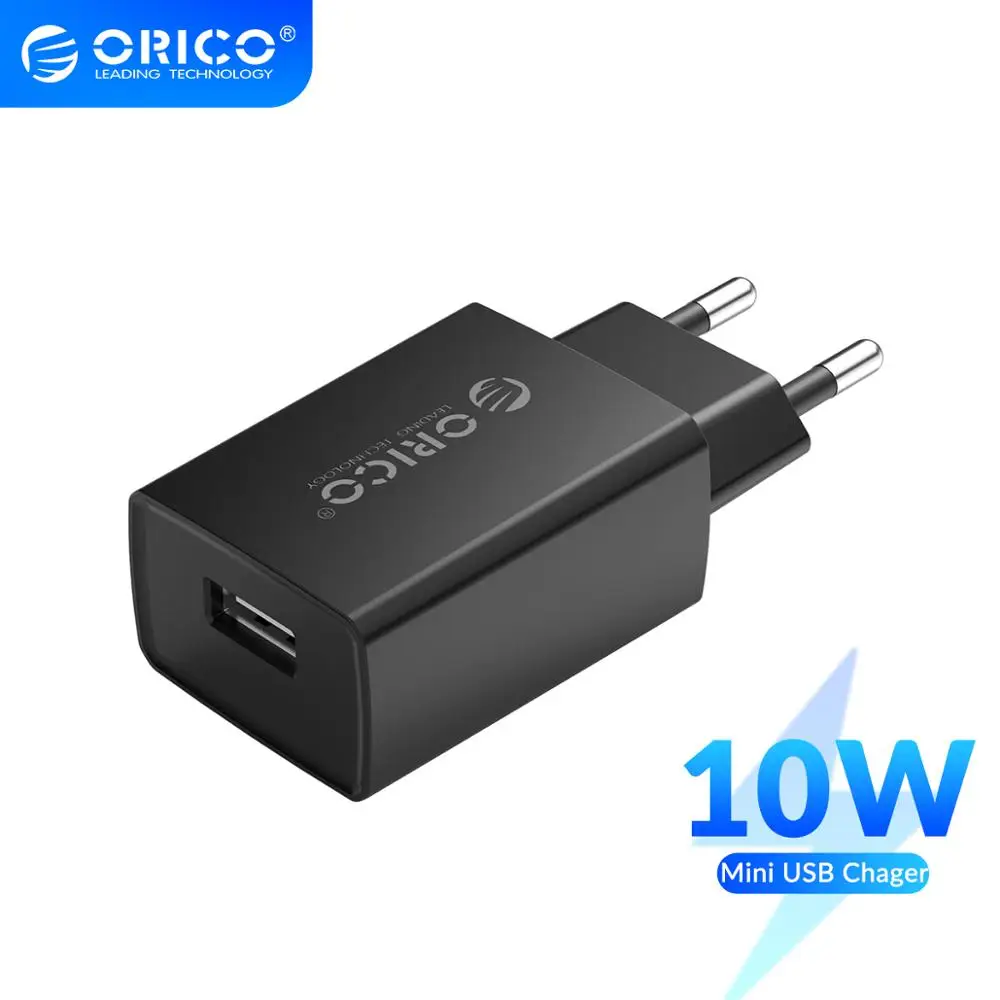 Дорожное зарядное устройство ORICO 5V1A 5V2A USB мобильный телефон настенное с