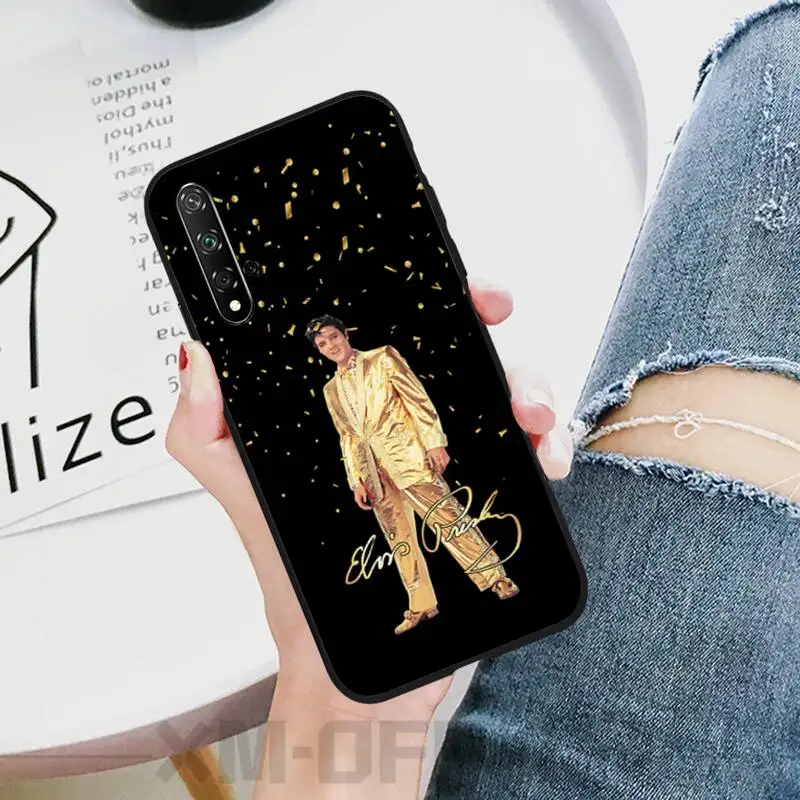 

ELVIS Rock Star Case for Huawei p30 p20 p40 E Pro Lite p smart s 2020 y8p y6p y7 Cover Nova 5t Mate 10 20 30 Lite