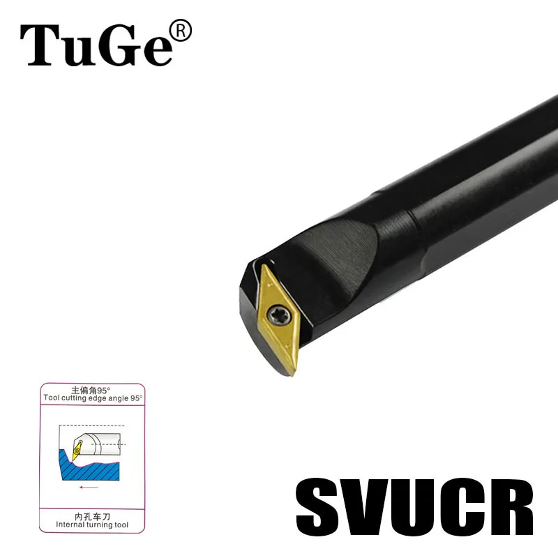 

S16Q-SVUCR11 S20R-SVUCR16 S25S-SVUCR16 Inner Hole Machining Cutting Enter Angle 95 Internal Lathe Turning Tool Holder Boring Bar