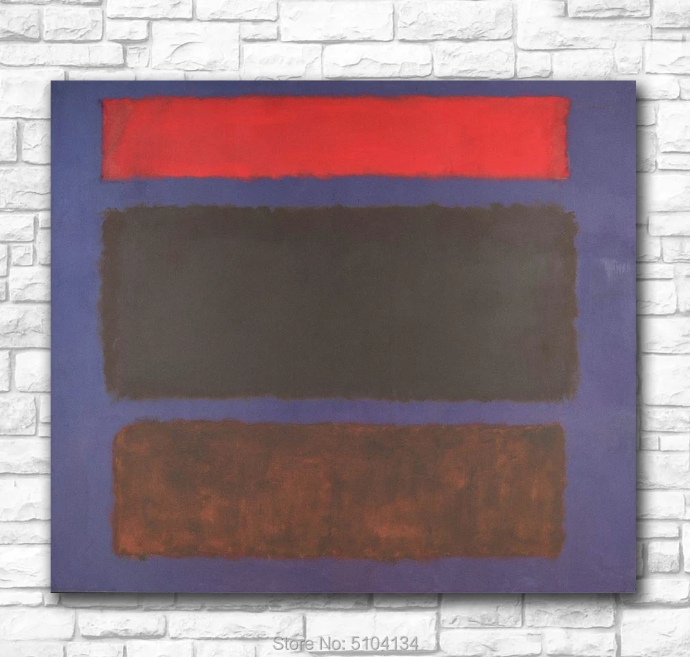 

Wall Pictures For Living Room Abstract Mark Rothko No. 16 1960 Canvas Art Home Decor Modern No Frame Hand Painted Oil Painting