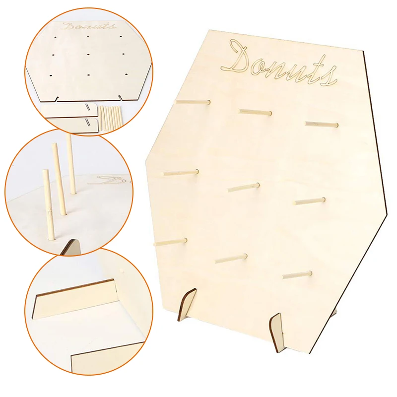 1 шт. подставка-держатель с пончиком подставка для стола шестигранная десерта