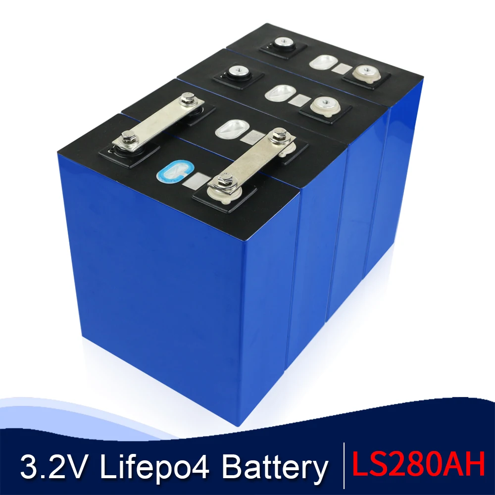 8 шт 3 2 V 280Ah LiFePO4 литий Перезаряжаемые Батарея пакет для детей возрастом от 12V 24V
