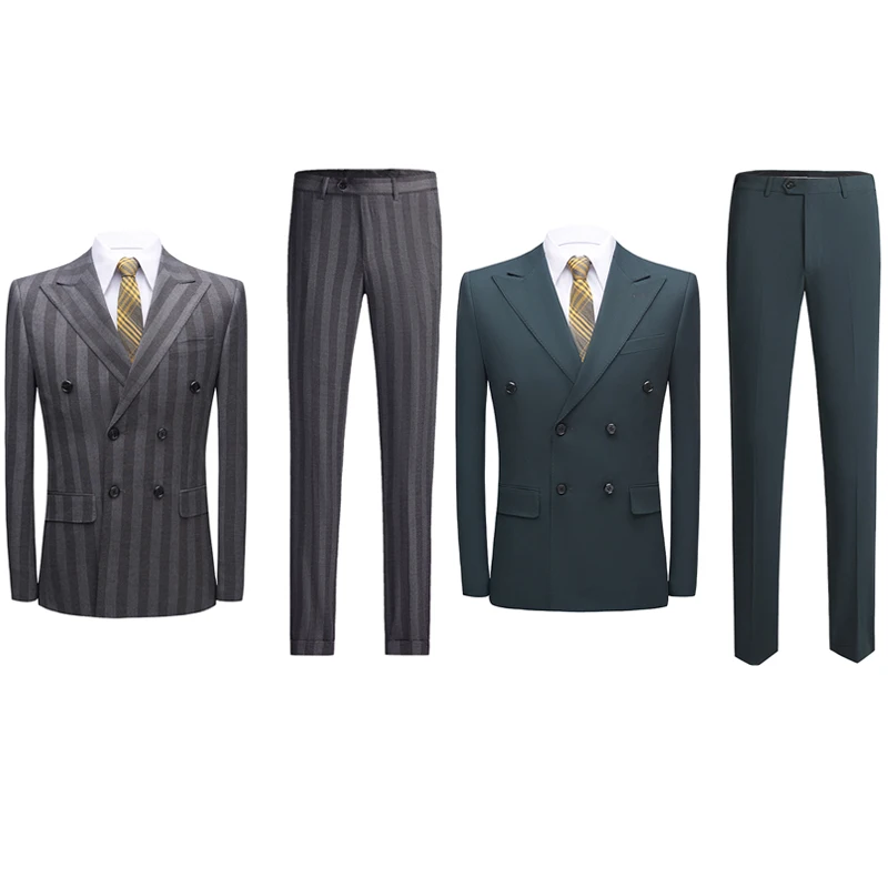 

Male Suit Men's Slim Fit Korean-style Handsome England Youth 3 Piece Set Wedding Groomsmen Groom Prom Business Suits XS1704
