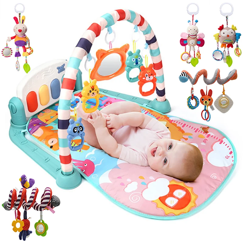 

Newest Baby Music Rack Play Mat Kid Rug Puzzle Carpet Piano Keyboard Infant Playmat Early Education Gym Crawling Game Pad Toy