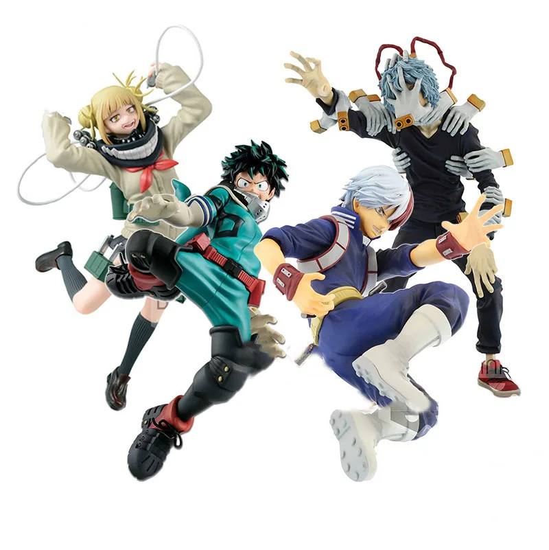 

Tronzo Original Banpresto My Hero Academia All Might Midoriya Izuku Bakugou Katsuki Todoroki Shouto PVC Action Figure Model Toys