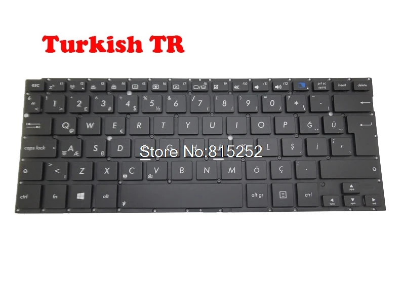 Клавиатура для ноутбука ASUS TAICHI 31 Black Belgium BE/CZ Чешский/Немецкий GR/США 0KNB0 3623UI00