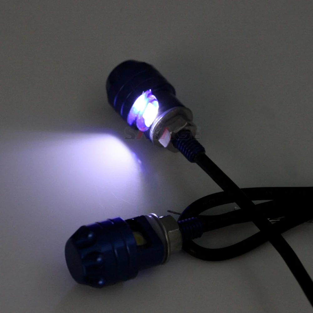 Новый дизайн аксессуары для мотоциклов с ЧПУ универсальная Светодиодная лампа 12
