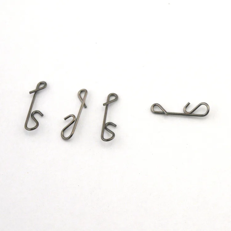 50 шт./лот оплетка из нержавеющей стали для рыболовной лески соединители без узлов