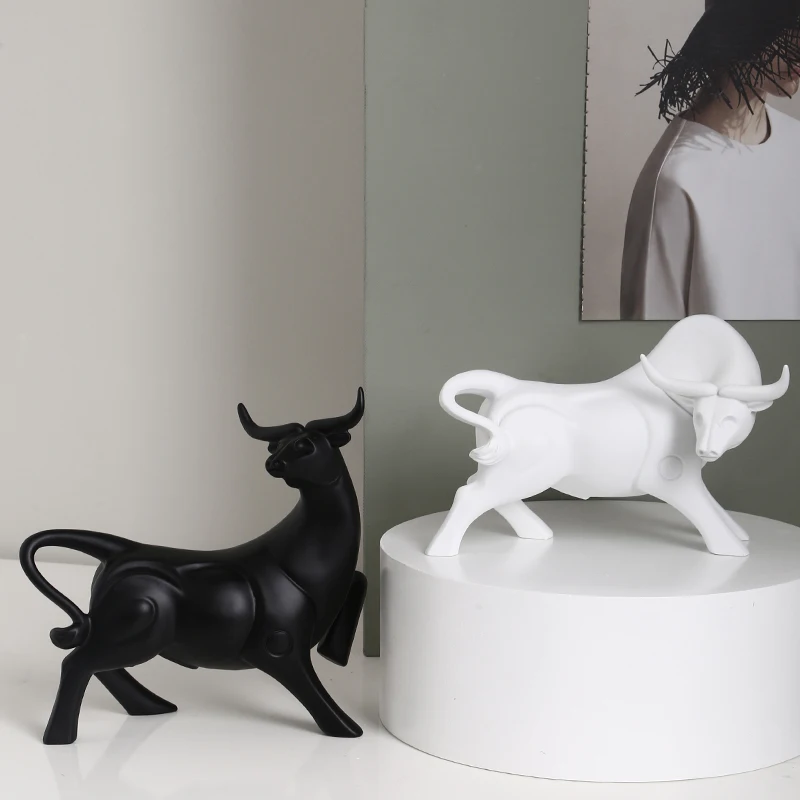 

Nordic home furnishings creative Abstract living room TV cabinet study model room soft ornaments