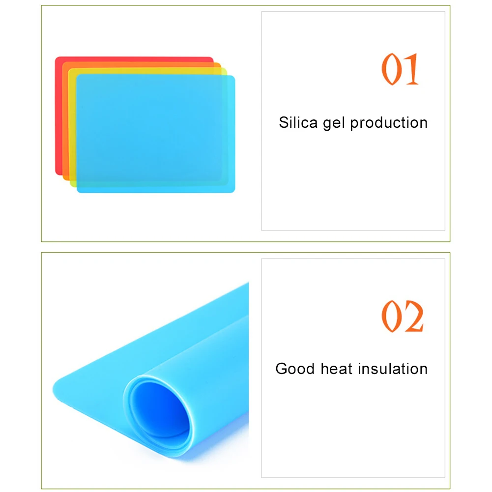 Кухонный силиконовый коврик для выпечки замешивание пиццы тесто печенье