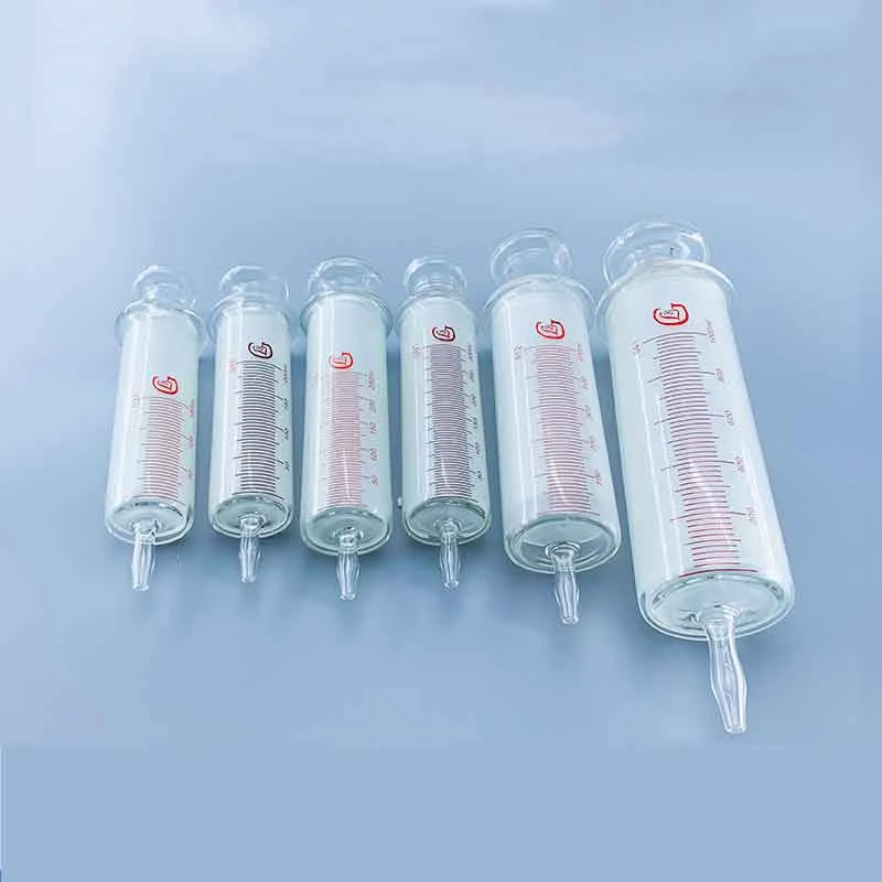Стеклянные шприцы Большой Калибр стеклянная клизма устройство для колбасы