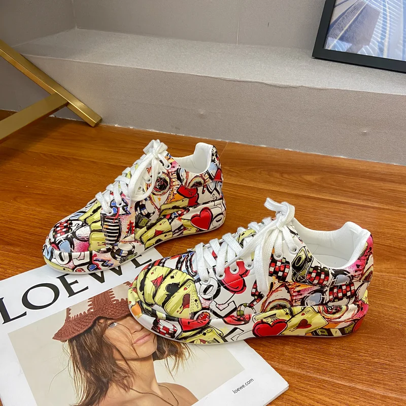 

Кроссовки унисекс на платформе, Вулканизированная подошва, повседневная обувь для бега, спорта, прогулок, 2020