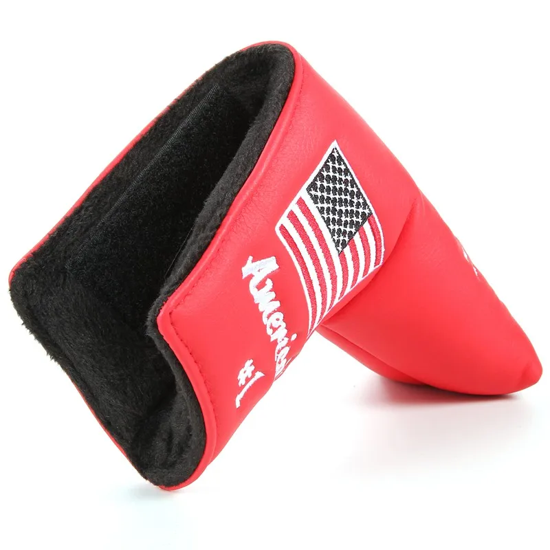 Высокое качество 1 предмет для игры в гольф лезвие короткой клюшки Чехлы флaг сшa