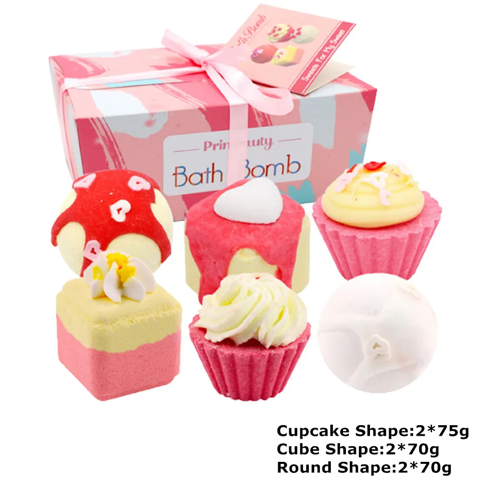 6 шт. шарики для ванны эфирные масла ручной работы Бомбочки спа - Цена: 1000.46