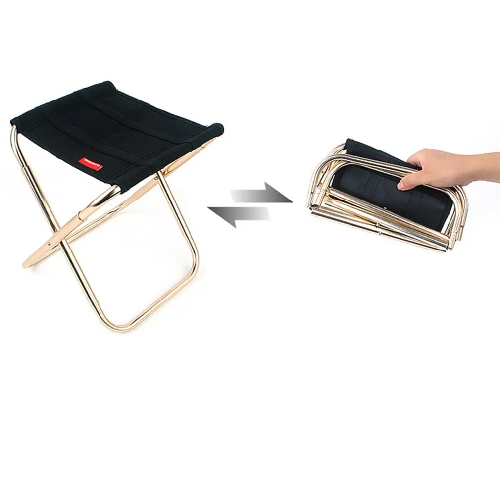 Легкий открытый стул для рыбалки портативный складной рюкзак Кемпинг ткань