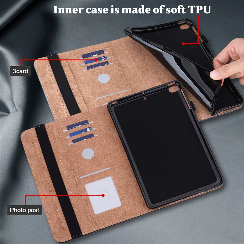 funda cover for realme pad 10 4 2021 tablet case pu leather flip wallet shell for realme pad 10 4 inch tablet case cover free global shipping