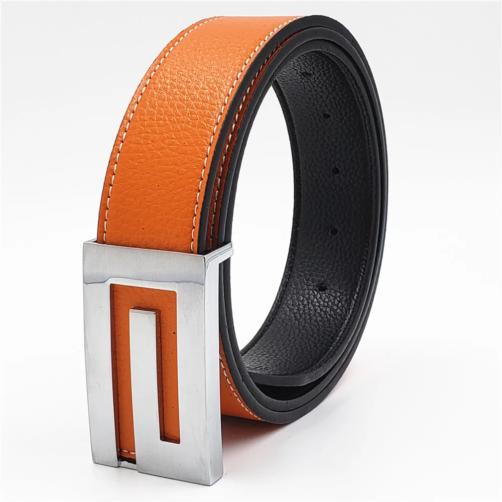 

2019 New G Buckle Men Belt Cow Genuine Leather Designer Belts for Men Women Quality Fashion Vintage Male Luxury Strap for Jeans