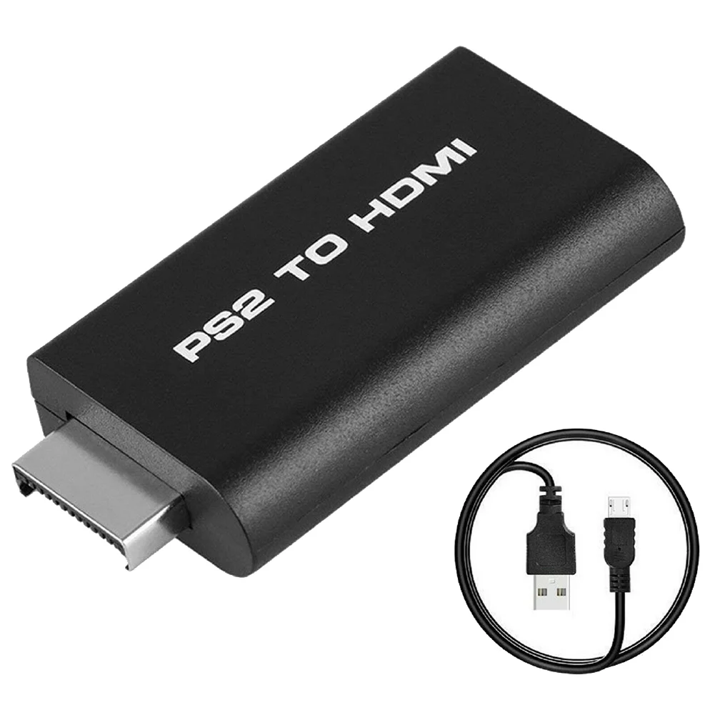 For PS2 to HDMI Audio Video Converter Adapter Portable AV Cable USB 5V Input JHP-Best | Электроника