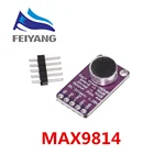 10 шт., электретный усилитель микрофона, стабильный модуль MAX9814, автоматическая регулировка усиления MAX4466