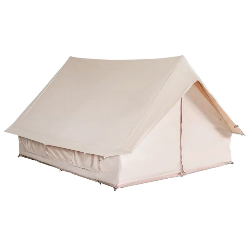 

1-2 Person Large Area Outdoor Waterproof Sun Shelter Camping Hiking Traveling Cotton Tent Rainproof Hut Portable Travel Family