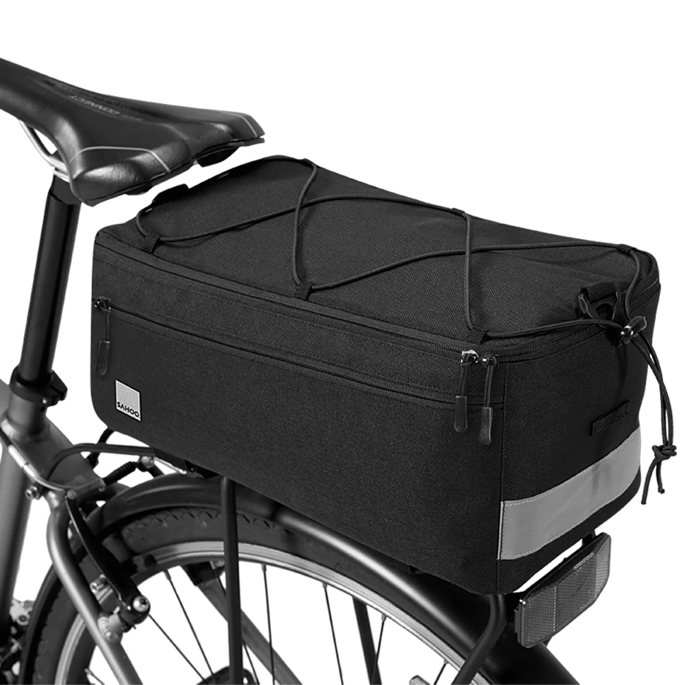 

MultiFunction Cycling Insulated Trunk Cooler Bag 8L Larger Capacity Bicycle Rear Seat Bag Bike Luggage Rack Pannier