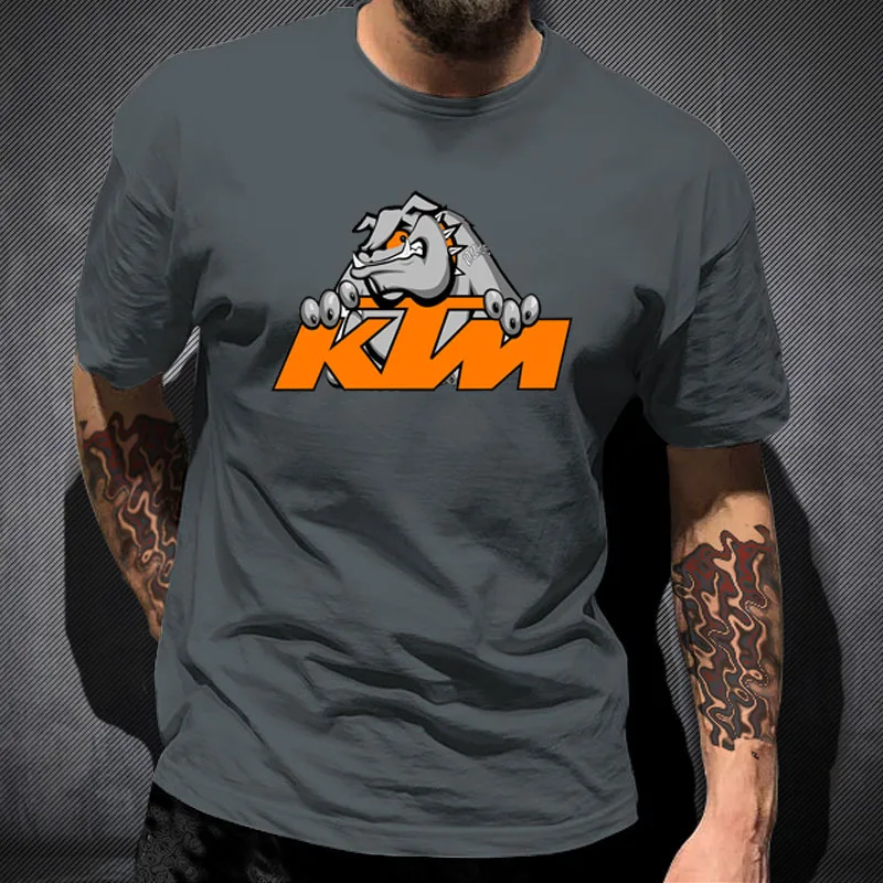 

Oversized T-shirt Men's Summer Clothing Fashion Men's T-shirt Honda Racing Logo Motorcycle EU Size Short-sleeved Tee Tops