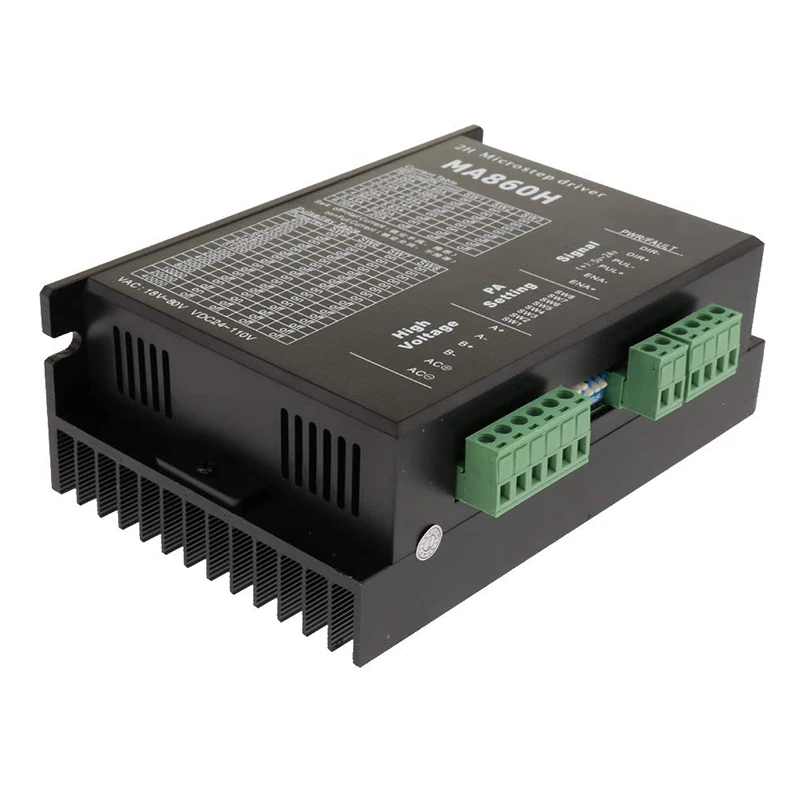 MA860H чпу шаговый двигатель драйвер 24-110VDC 256 подделка Замена 2 фазы 18-80 В переменного