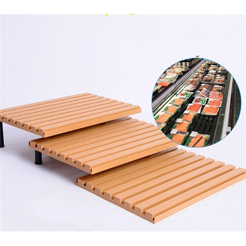 

Freezer Shelf Bottom Filler Mat Shelf Storage Accessories Bracket Plate Supermarket Freezer Plastic Pad Merchadise Divider Rack