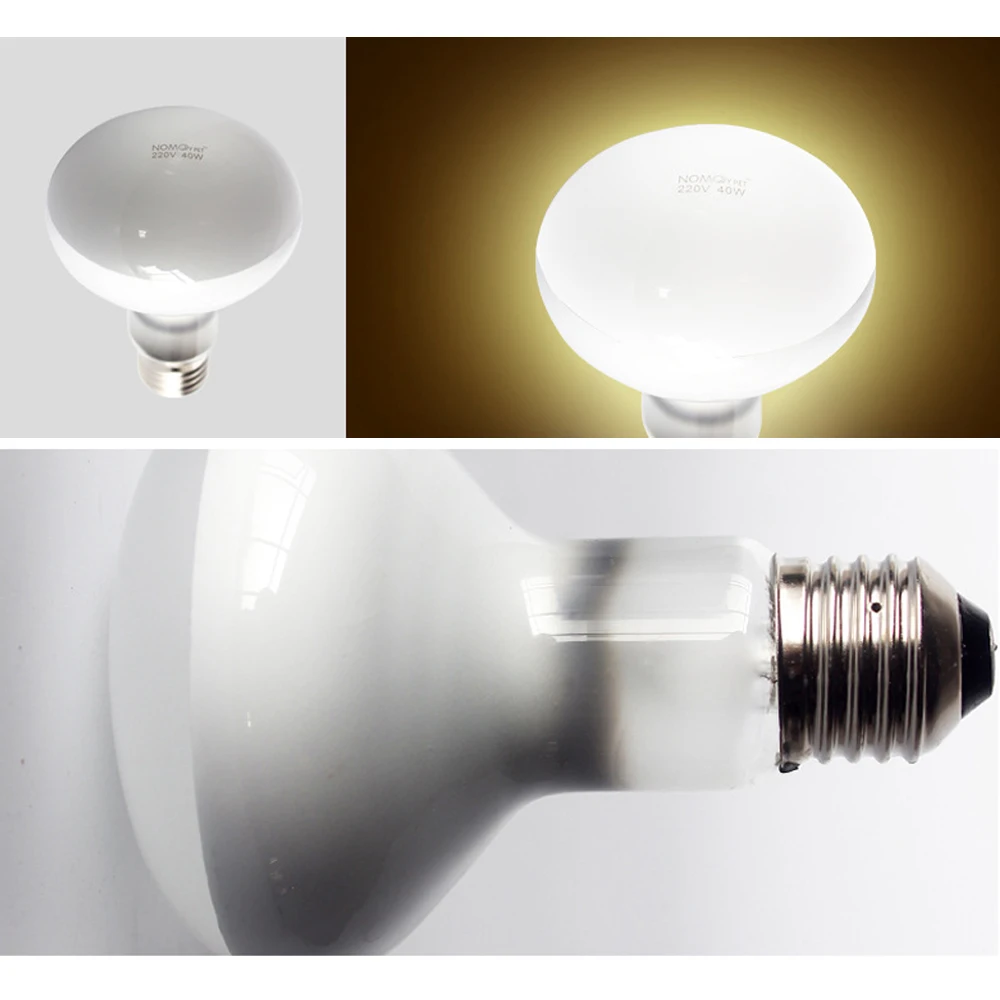 Керамическая лампа для питомцев обогрева черепахи ящерицы паука теплый