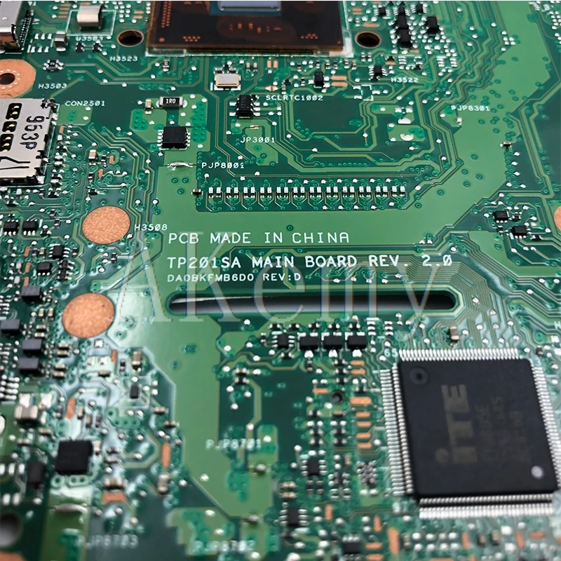 

AKEMY TP201SA original mainboard For Asus Flip VivoBook TP201 TP201S TP201SA Laptop motherboard with M3060U 4GB RAM