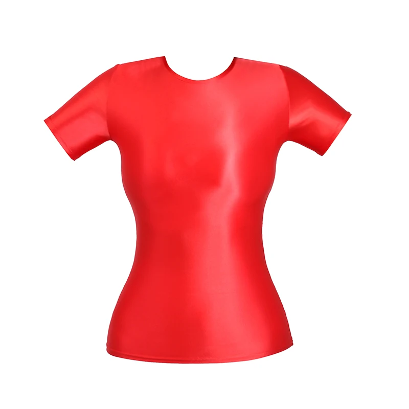 

DROZENO s-xxxl beach top women slippery tights sexy goddess sweatshirt yoga workout clothes