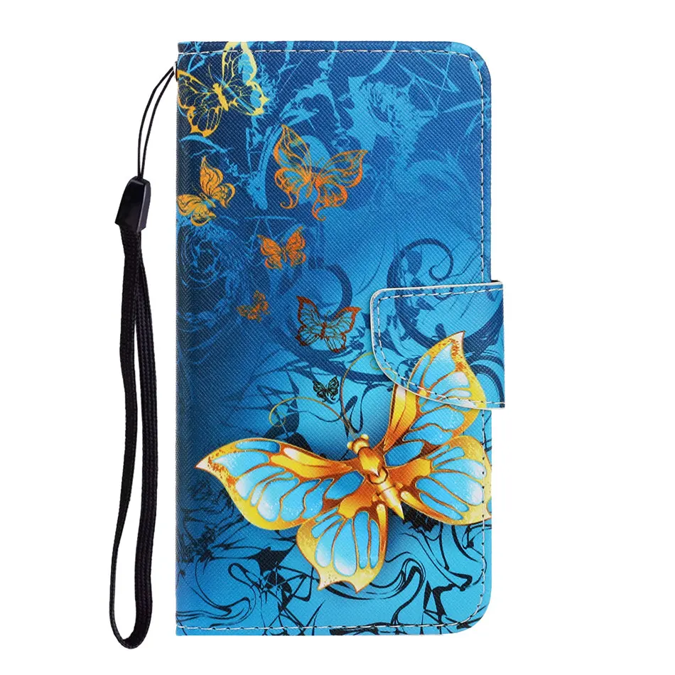 Jade Butterfly Чехол-книжка с отделением для карт для samsung Galaxy S10E Plus Note 10, A10, A20, A20E, A30, A40, A50, A70, кошелек с карманом для карт, P27F - Цвет: Jade Butterfly