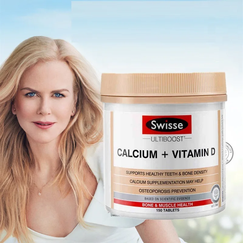 

Swisse Calcium Vitamin D3 150 tablets Absorption Support Healthy Bones Teeth Joints Muscles Prevention Osteoporosis Treatment