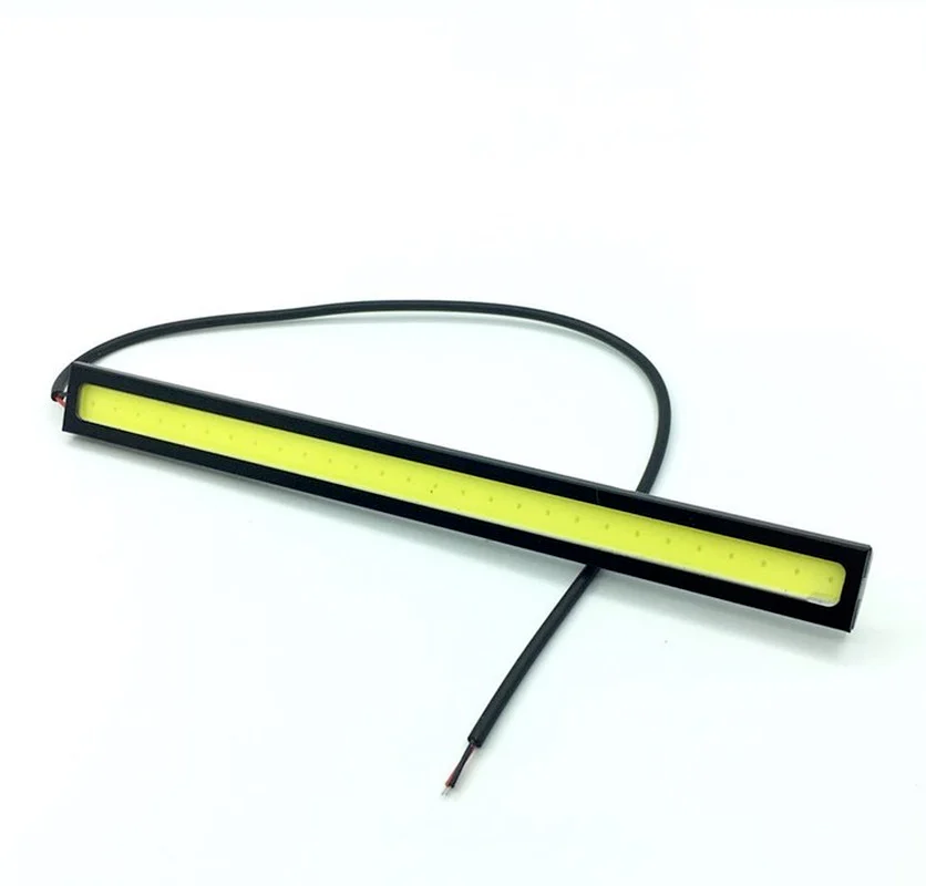 Универсальные синие белые Автомобильные дневные ходовые огсветильник 17 см COB DRL