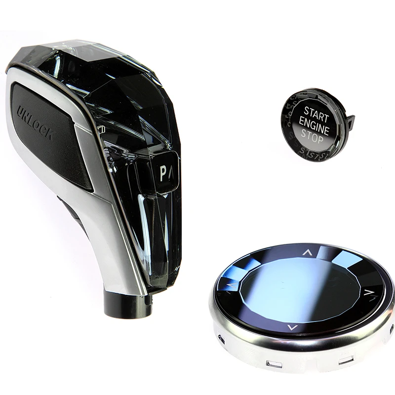 

Auto Parts Crystal Gear Shift Knob for BMW All Series G05 G15 G20 G30 G29 F15 F30 Car Accessories M mark Logo