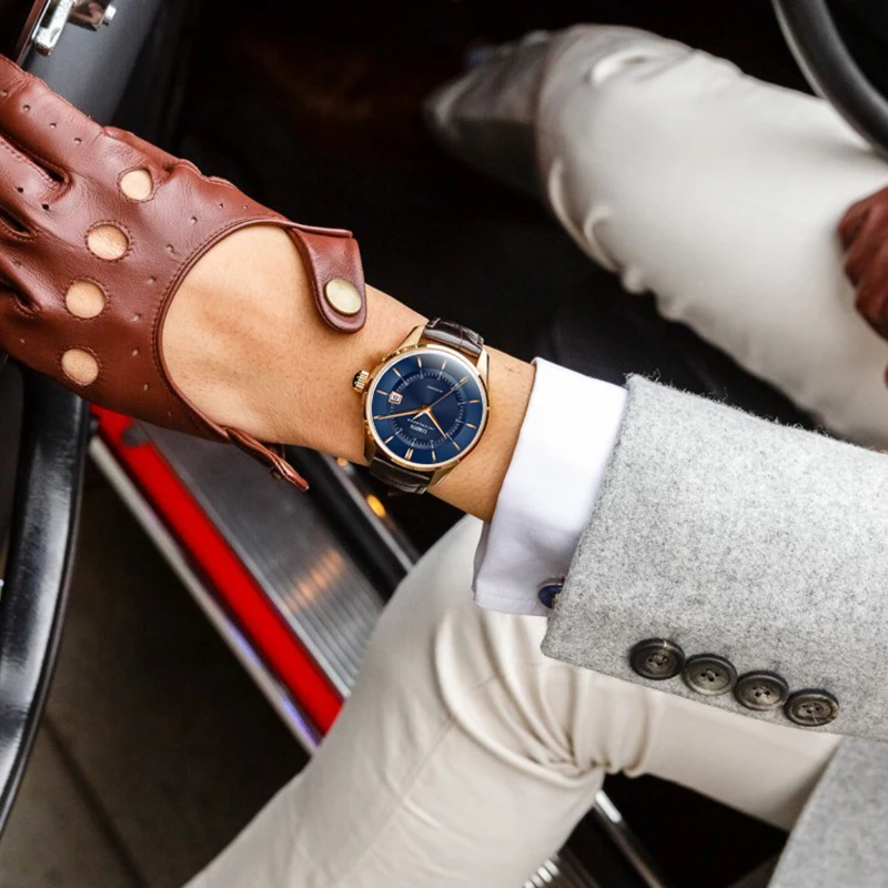 LOBINNI автоматические часы для мужчин роскошные швейцарские брендовые