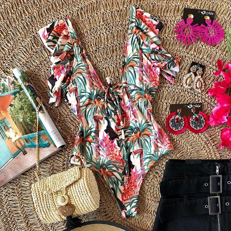 Новинка 2021 пикантный цельный купальный костюм женская одежда для плавания