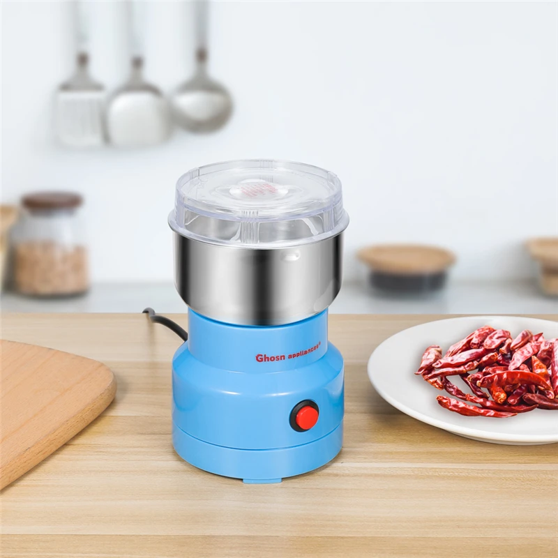 110V/220V Electric Coffee Bean Grinder Home Spice Salt Pepper Herbs Nuts Spices Mill Multifunction Smash Machine | Бытовая техника