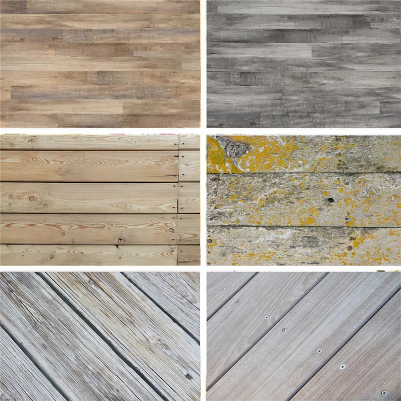 Фотостудия фотография фон серый деревянный пол текстура HD узор Виниловый ткань