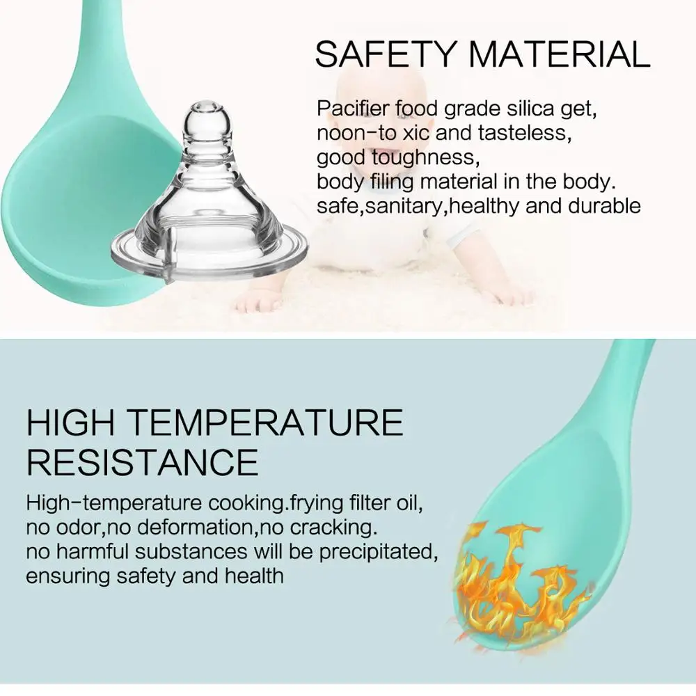 Силиконовая кухонная утварь набор кухонной посуды с держателем нетоксичные