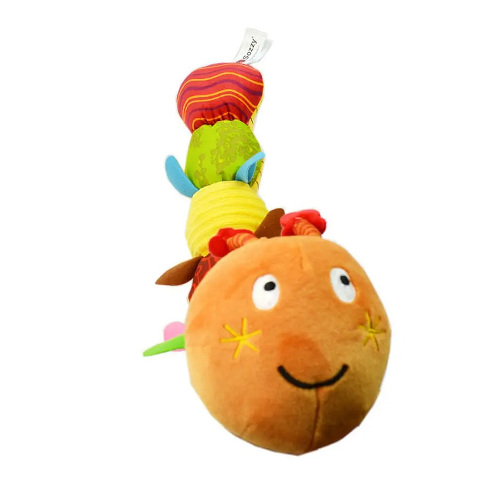 

Colorful Caterpillars Plush Kids Toys Multi-Function Music Caterpillar Doll Soft Plush Hold Pillow Boys Girls Toy Cushion Gifts