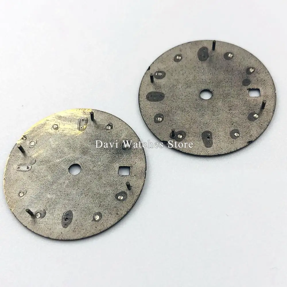 Новинка 29 2 мм Bliger/стерильные черные часы с циферблатом светящиеся подходят для ETA