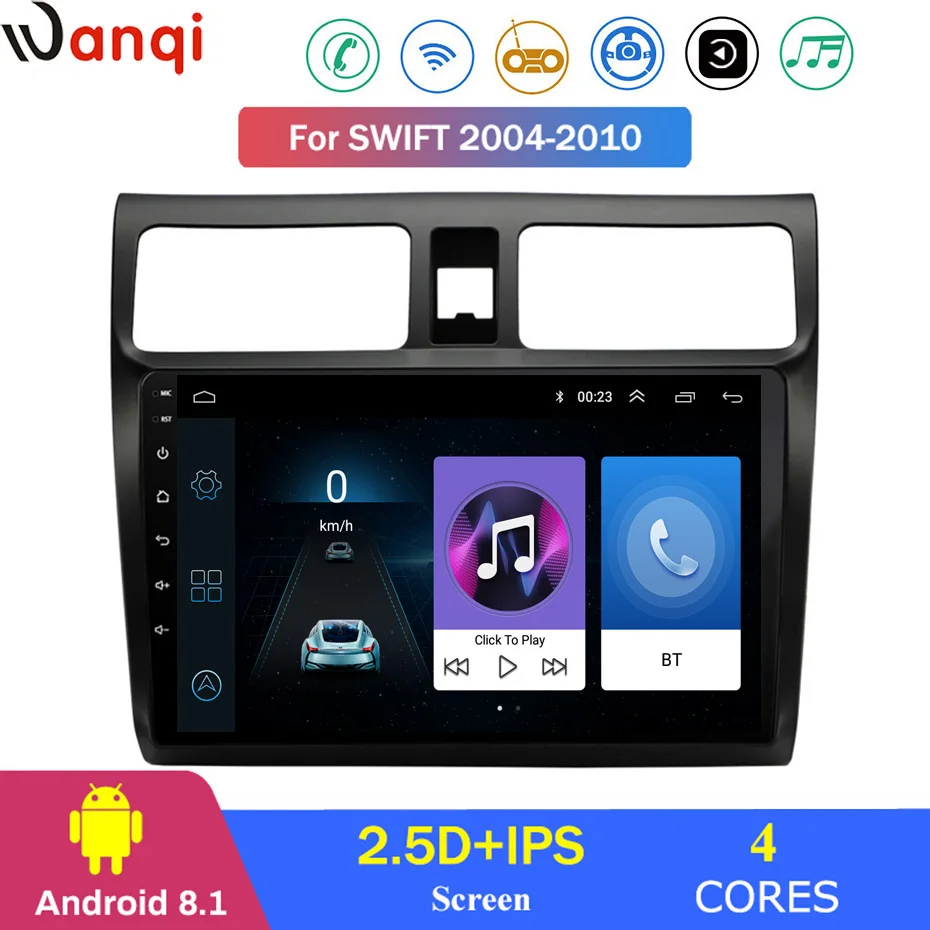 Для Suzuki Swift 2004 2010 автомобильный Радио Мультимедиа Видео плеер навигация gps Android 8 1
