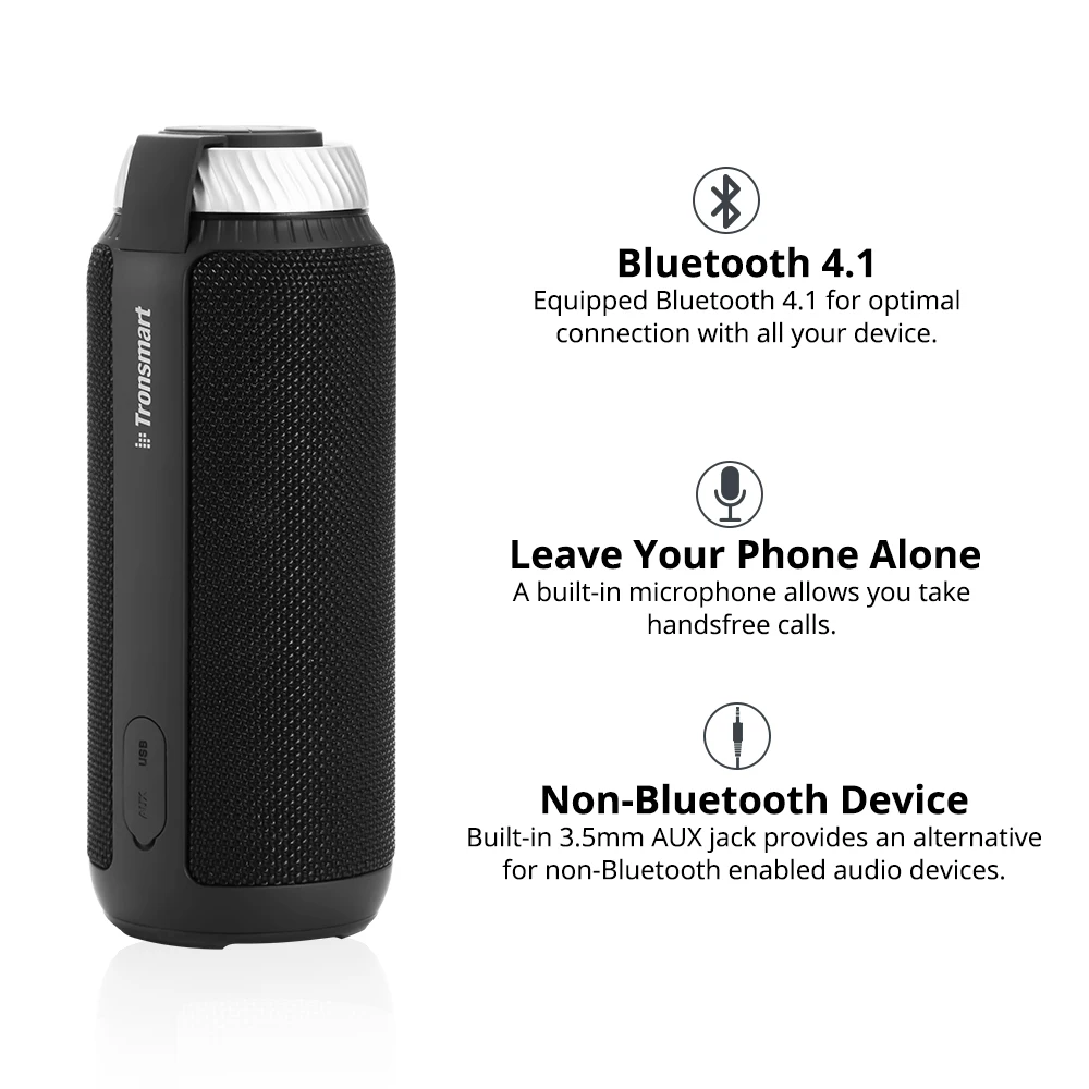 Bluetooth Колонка Tronsmart Element T6 25 Вт Портативная колонка 4 1 мини уличная звуковая панель