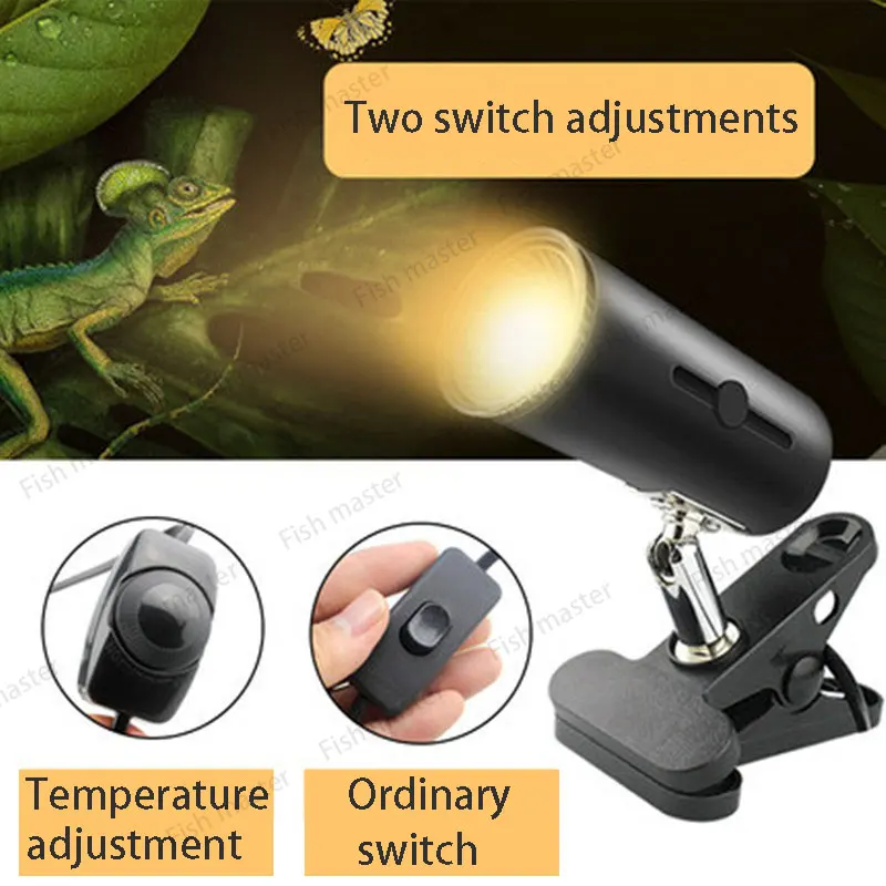 Reptile Ceramic IR Heat Emitter Bulb Turtle Infrared Heater with E27 Lamp Holder Snake Lizard Chick Pet Reptiles Heating |