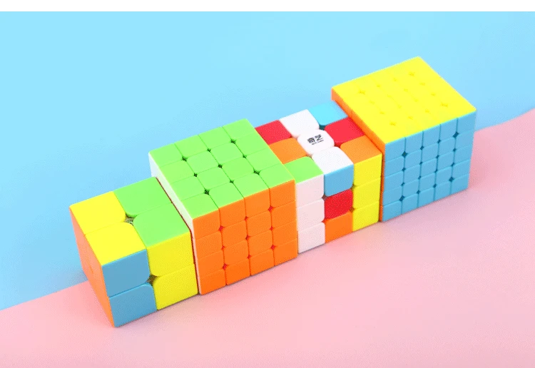 Qiyi 2x2 3x3 4x4 5x5 волшебный куб Cubo Magico Professional Puzzle Warrior W 2x2x2 3x3x3 4x4 speed Cube Stickerless Game куб, игрушка