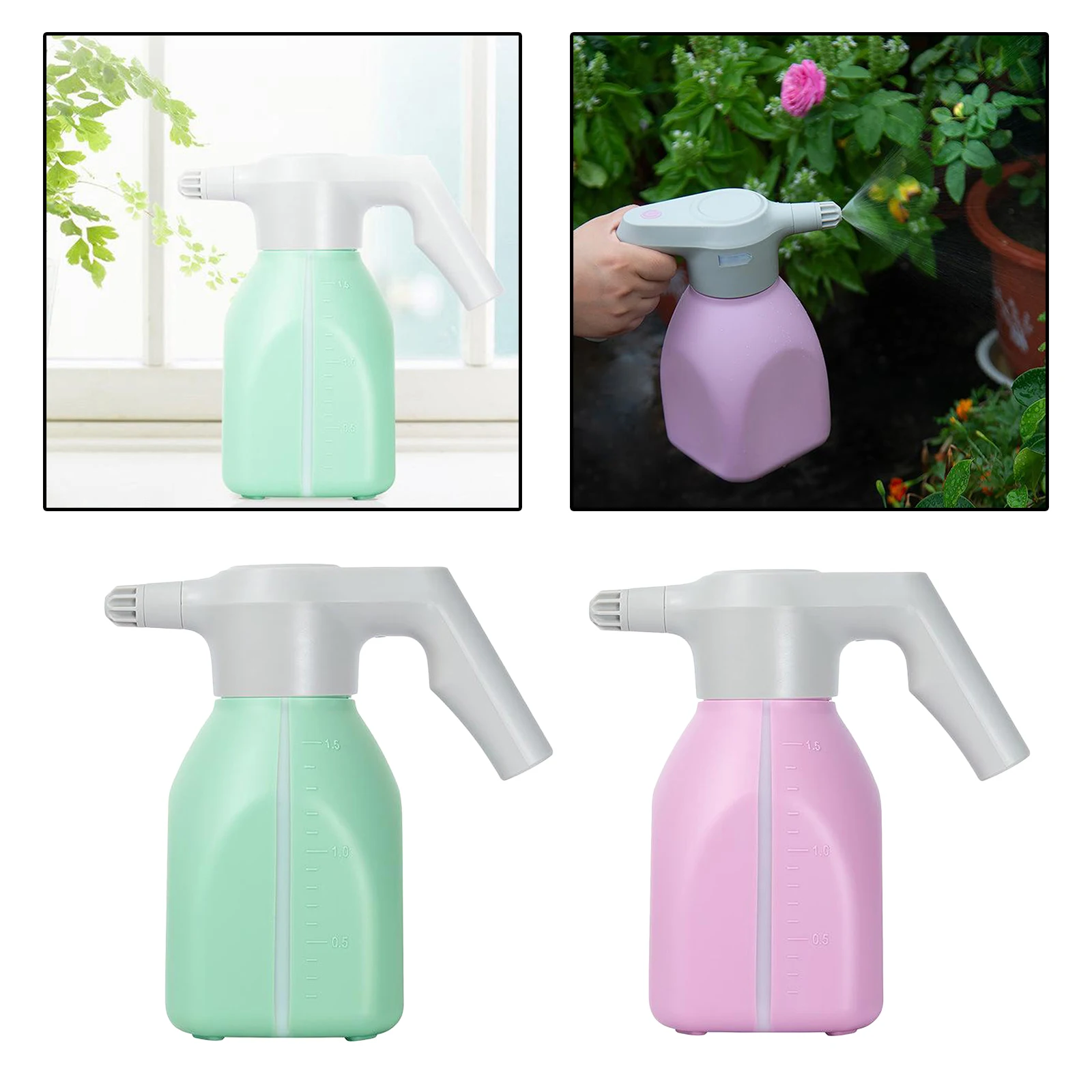 

1500ml Electric Plant Sprayer Auto Spray Bottle Flower Watering Spray Can