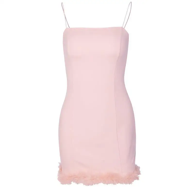 

The New 2020 Festival Will Be Wearing a Solid-Color Sexy Halter Skirt Multi-Color Halter Dress Sleeveless Tight One-Step Dress
