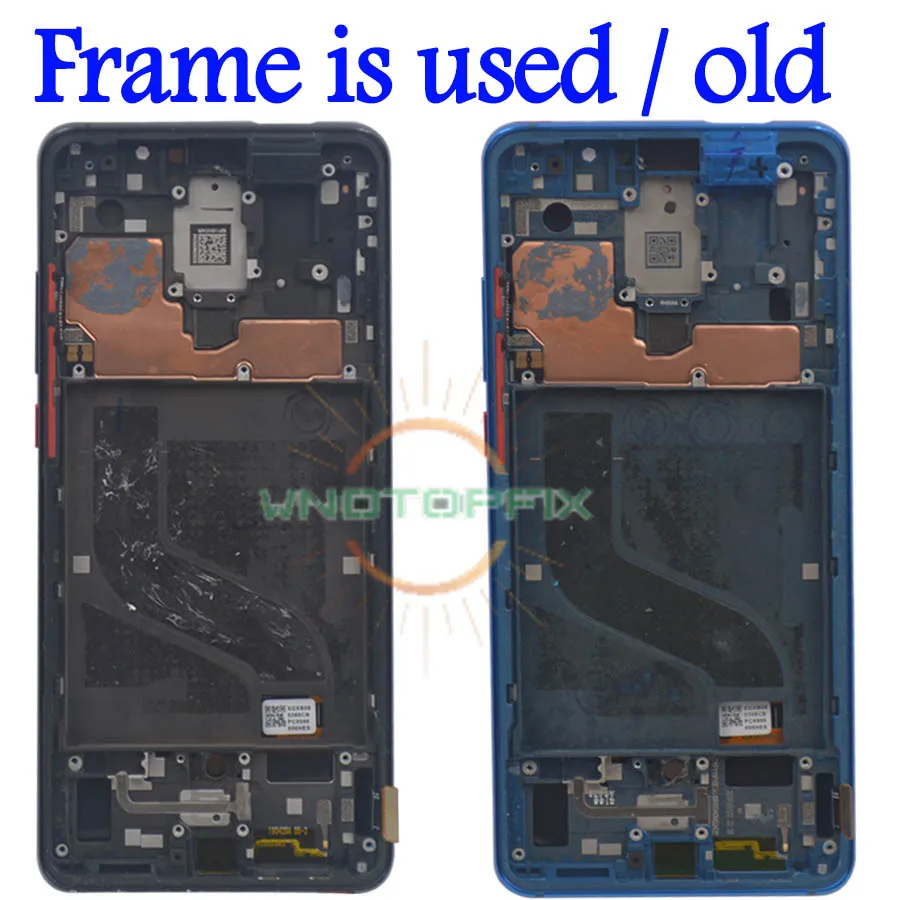 ЖК дисплей TFT AMOLED с дигитайзером сенсорного экрана в сборе для Xiaomi Mi 9t Pro Mi9t рамка
